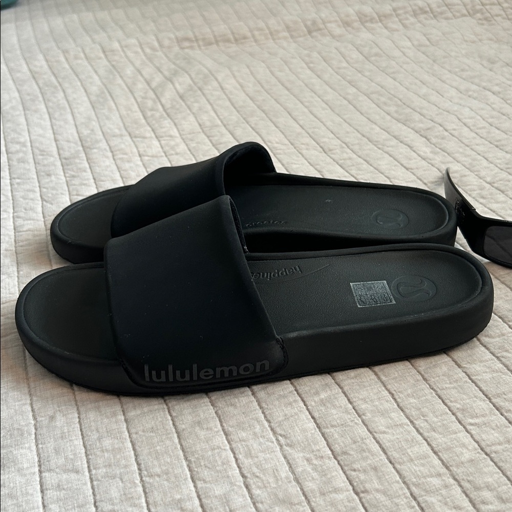 Lululemon Restfeel Men's black comfy Slide size 10 - Picture 7 of 15